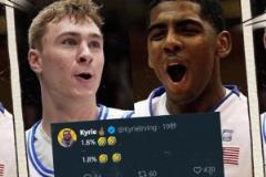 杜克學(xué)長都笑嘻了！獨(dú)行俠獲狀元簽，歐文發(fā)推：1.8%