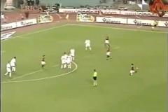 一代傳奇！03年意杯決賽，托蒂兩回合轟進(jìn)3粒超遠(yuǎn)任意球！