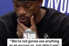 傷病影響發(fā)揮？巴特勒：我沒事，輸了就輸了，沒有任何借口