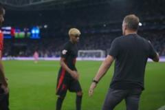 少年老成！比賽結(jié)束巴薩奪冠瞬間，亞馬爾擊掌就回更衣室了！