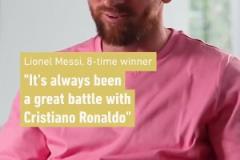 梅西談與C羅的金球競爭：我們都是偉大的競爭者，我們相互促進(jìn)