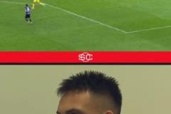 如果他在場上，實拍：比塞克破門瞬間看臺上勞塔羅振臂怒吼