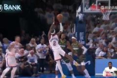 麥丹被晃開了SGA跳投仍有哨！拉塞爾不敢相信，直呼：哦買噶…