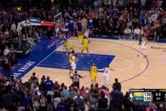 五驢累了！唐斯和布倫森最后時刻連續(xù)嘗試三分絕平，但差太多了！